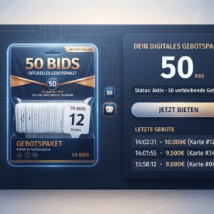 50 Bids - Gebotspaket